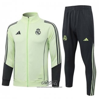 Chandal de Chaqueta del Real Madrid 2025-2026 Verde Negro