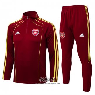 Chandal de Sudadera del Arsenal 2025-2026 Nino Rojo Amarillo