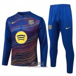 Chandal de Sudadera del Barcelona 2025-2026 Amarillo Azul