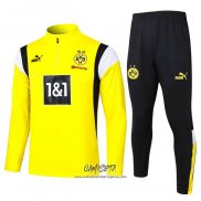 Chandal de Sudadera del Borussia Dortmund 2023-2024 Amarillo