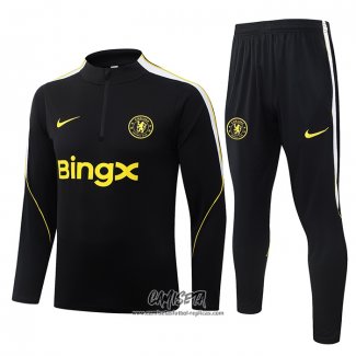 Chandal de Sudadera del Chelsea 2026-2027 Negro