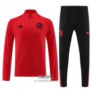 Chandal de Sudadera del Flamengo 2023-2024 Rojo