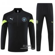 Chandal de Sudadera del Manchester City 2022-2023 Negro