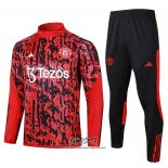 Chandal de Sudadera del Manchester United 2023-2024 Rojo