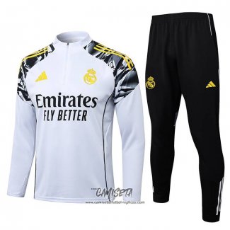 Chandal de Sudadera del Real Madrid 2025-2026 Nino Blanco
