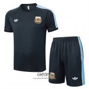 Chandal del Argentina 2025-2026 Manga Corta Gris - Pantalon Corto