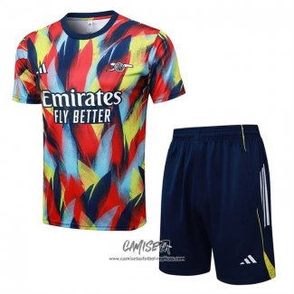 Chandal del Arsenal 2025-2026 Manga Corta Multicolor - Pantalon Corto