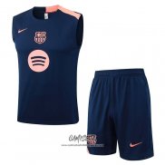 Chandal del Barcelona 2025-2026 Sin Mangas Azul Rosa