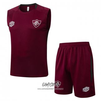 Chandal del Fluminense 2025-2026 Sin Mangas Rojo