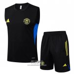 Chandal del Manchester United 2025-2026 Sin Mangas Negro