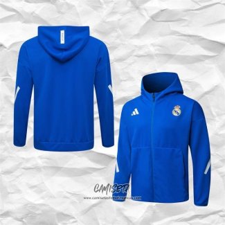Chaqueta con Capucha del Real Madrid 2025-2026 Azul