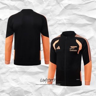 Chaqueta del Arsenal 2026-2027 Negro Naranja