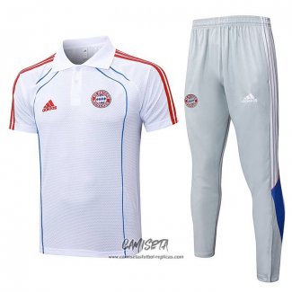 Conjunto Polo del Bayern Munich 2025-2026 Blanco