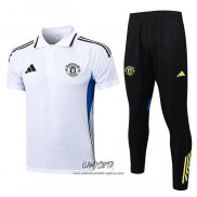 Conjunto Polo del Manchester United 2025-2026 Blanco