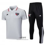 Conjunto Polo del Sao Paulo 2023-2024 Gris