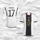 Primera Camiseta Alemania Jugador Henrichs 2022