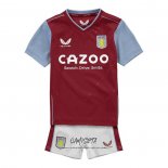 Primera Camiseta Aston Villa 2022-2023 Nino