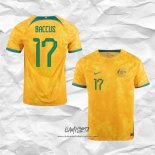 Primera Camiseta Australia Jugador Baccus 2022