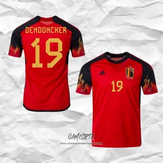 Primera Camiseta Belgica Jugador Dendoncker 2022
