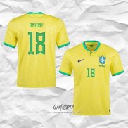 Primera Camiseta Brasil Jugador Antony 2022