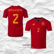 Primera Camiseta Espana Jugador Azpilicueta 2022