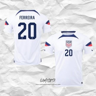 Primera Camiseta Estados Unidos Jugador Ferreira 2022