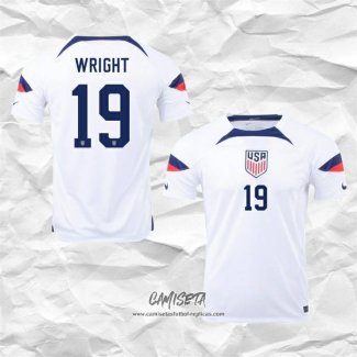 Primera Camiseta Estados Unidos Jugador Wright 2022