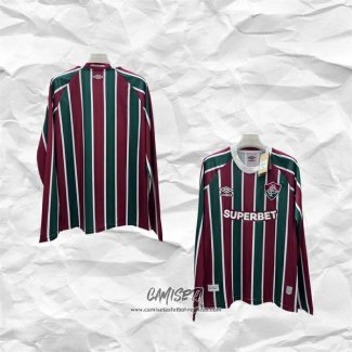 Primera Camiseta Fluminense 2025 Manga Larga