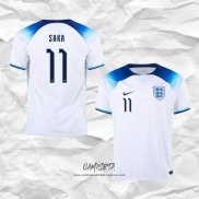 Primera Camiseta Inglaterra Jugador Saka 2022