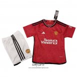Primera Camiseta Manchester United 2023-2024 Nino