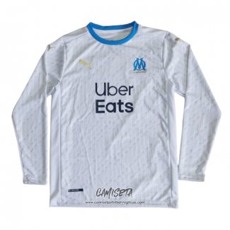 Primera Camiseta Olympique Marsella 2020-2021 Manga Larga