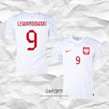 Primera Camiseta Polonia Jugador Lewandowski 2022