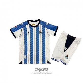 Primera Camiseta Real Sociedad 2025-2026 Nino