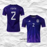 Segunda Camiseta Argentina Jugador Foyth 2022