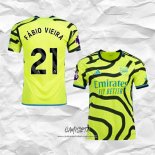Segunda Camiseta Arsenal Jugador Fabio Vieira 2023-2024