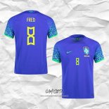 Segunda Camiseta Brasil Jugador Fred 2022
