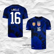 Segunda Camiseta Estados Unidos Jugador Lavelle 2022