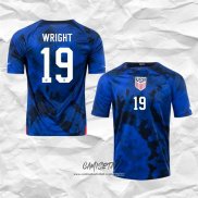 Segunda Camiseta Estados Unidos Jugador Wright 2022