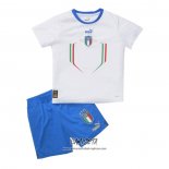 Segunda Camiseta Italia 2022 Nino