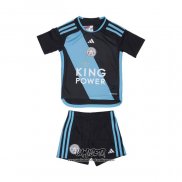 Segunda Camiseta Leicester City 2023-2024 Nino