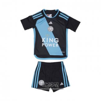 Segunda Camiseta Leicester City 2023-2024 Nino