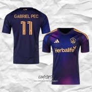 Segunda Camiseta Los Angeles Galaxy Jugador Gabriel 2025 Pec