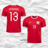 Segunda Camiseta Polonia Jugador Szymanski 2022