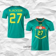 Segunda Camiseta Senegal Jugador N.Jackson 2022
