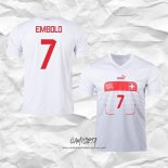 Segunda Camiseta Suiza Jugador Embolo 2022