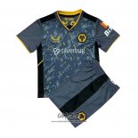 Segunda Camiseta Wolves 2021-2022 Nino
