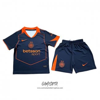 Tercera Camiseta Inter Milan 2025-2026 Nino