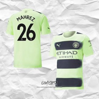 Tercera Camiseta Manchester City Jugador Mahrez 2022-2023