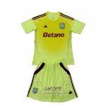 Camiseta Aston Villa Portero 2025-2026 Nino Amarillo