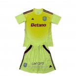 Camiseta Aston Villa Portero 2025-2026 Nino Amarillo